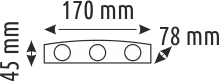 6 W LED DUVAR AYDINLATMA  - IP65