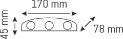 6 W LED DUVAR AYDINLATMA  - IP65