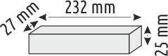 12+12 W MAGNET ARMATÜRLER (2 RENK FONKSİYONLU)