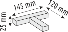 MAGNET T DÖNÜŞ APARATI (SIVA ALTI - TRIMLESS)