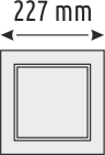 36W Kare Panel Aydınlatma - Beyaz Kasa