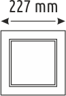 36 W Kare Panel Aydınlatma - Beyaz Kasa