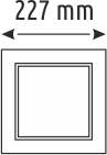 36 W Kare Panel Aydınlatma - Beyaz Kasa