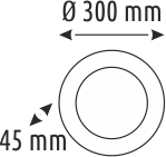 48 W Backlight Sıva Üstü Panel Aydınlatma - Metal Siyah Kasa