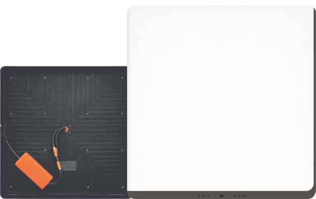 36 W Kare Panel Aydınlatma - Siyah Kasa