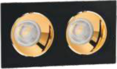 İKİLİ DEKORATİF METAL SİYAH GOLD KASA