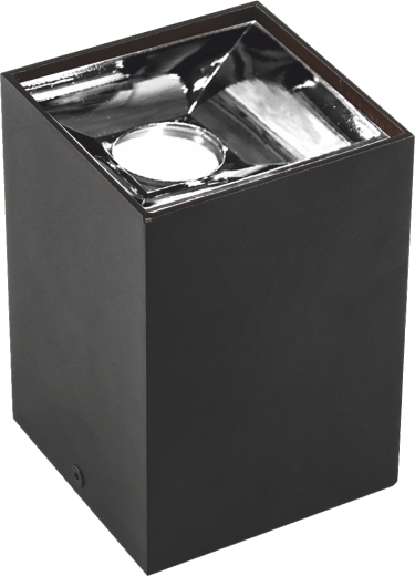 DEKORATİF KARE KASA - SİYAH GÜMÜŞ KASA