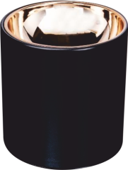 DEKORATİF YUVARLAK KASA - SİYAH GOLD KASA