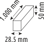 1 Mt. MAGNET ARMATÜR RAYLARI