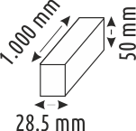 1 Mt. MAGNET ARMATÜR RAYLARI