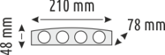 8W LED DUVAR AYDINLATMA  - IP65