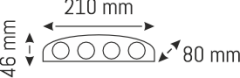 8 W LED DUVAR AYDINLATMA  - IP65