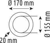 24 W Ayarlanabilir  Backlight Yuvarlak Lüx Panel