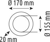 24 W Ayarlanabilir  Backlight Yuvarlak Lüx Panel