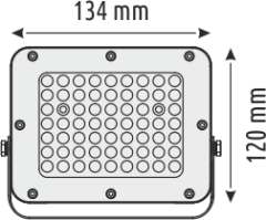 50 W SOLAR LED PROJEKTÖR