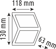 15 W SOLAR DUVAR AYDINLATMA