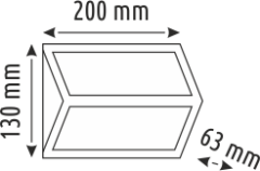 30 W SOLAR DUVAR AYDINLATMA