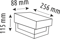 30 W SOLAR DUVAR AYDINLATMA