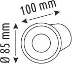 12 W LED ÇİM ARMATÜRÜ - IP65