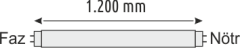 18 W T8 Led Floresan
