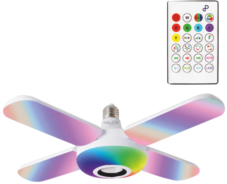 36 W BLUETOOTH PERVANE AMPUL