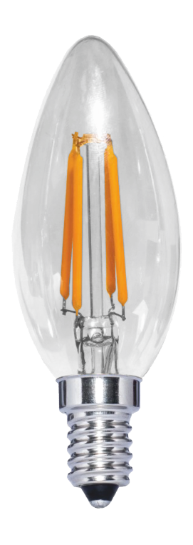 7 W RUSTİK AMPUL MUM Beyaz Cam