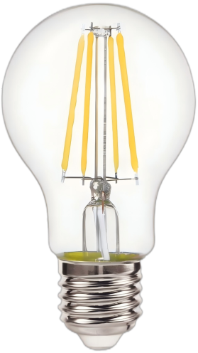 8 W RUSTİK AMPUL İDEAL - A60 Beyaz Cam