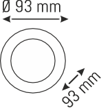25 W PAR38 COB LED AMPUL
