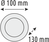 25 W PAR38 COB LED AMPUL