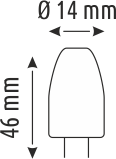 5 W LED AMPUL
