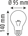 9 W RUSTİK AMPUL STANDART - G95