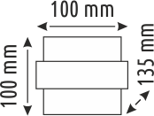 10 W  LED DUVAR AYDINLATMA