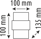 10 W LED DUVAR AYDINLATMA