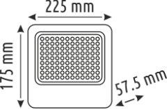 100 W SOLAR LED PROJEKTÖR - IP65