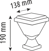 30 W SOLAR BAHÇE LED AYDINLATMA