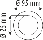 LEDLİ CAM SPOT - HUZUR