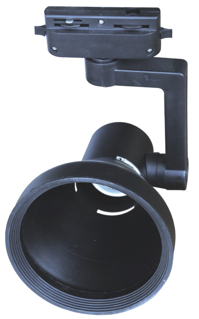 PAR30 RAY SOKETLİ BOŞ KASA - SİYAH KASA