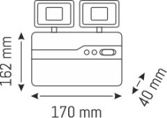 2x5 W LEDLİ IŞILDAK
