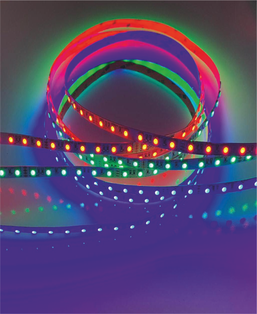 12V  5050 İÇ MEKAN RGB ŞERİT LED - 1 METRE