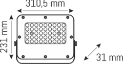 150 W LED PROJEKTÖR - IP65