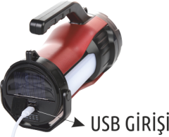 60 W SOLAR AYDINLATMA - IP65 (USB GİRİŞLİ)