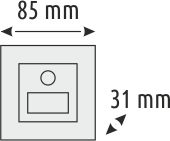 2 W KORİDOR AYDINLATMA