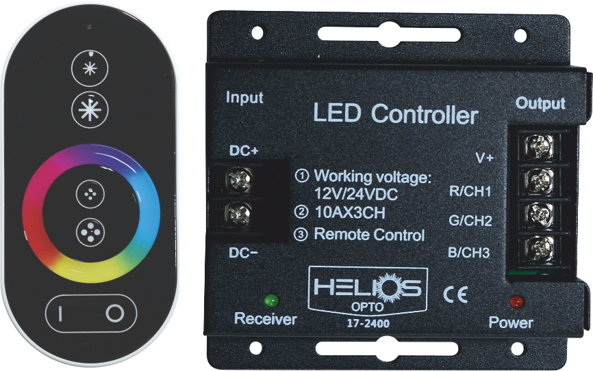 3x6A SESE DUYARLI RGB LED KONTROL KUMANDASI