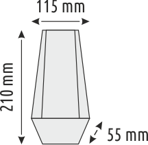 2X3 W LED DUVAR AYDINLATMA
