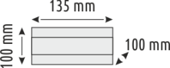 12W LED DUVAR AYDINLATMA - (ÇİFT TARAFLI)