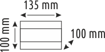 12 W LED DUVAR AYDINLATMA - (ÇİFT TARAFLI)