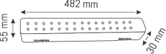 6 W 90 LEDLİ ŞARJ EDİLEBİLİR IŞILDAK (2 KADEMELİ AYDINLATMA)