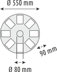 800 W SOLAR SOKAK ARMATÜRÜ - IP65