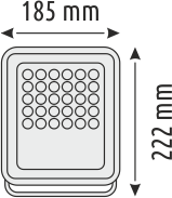 100 W SOLAR PROJEKTÖR - IP65