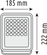 100 W SOLAR PROJEKTÖR - IP65
